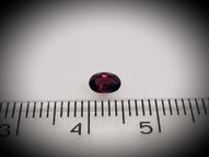 Unheated red sapphire 0.32 ct 4.8х3.3 mm