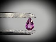 Pink sapphire pear 0.35 ct 5.5х4 mm