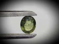 Unheated green sapphire 1.97 ct 8х7 mm